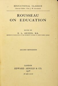 《论教育的卢梭》Rousseau on Education